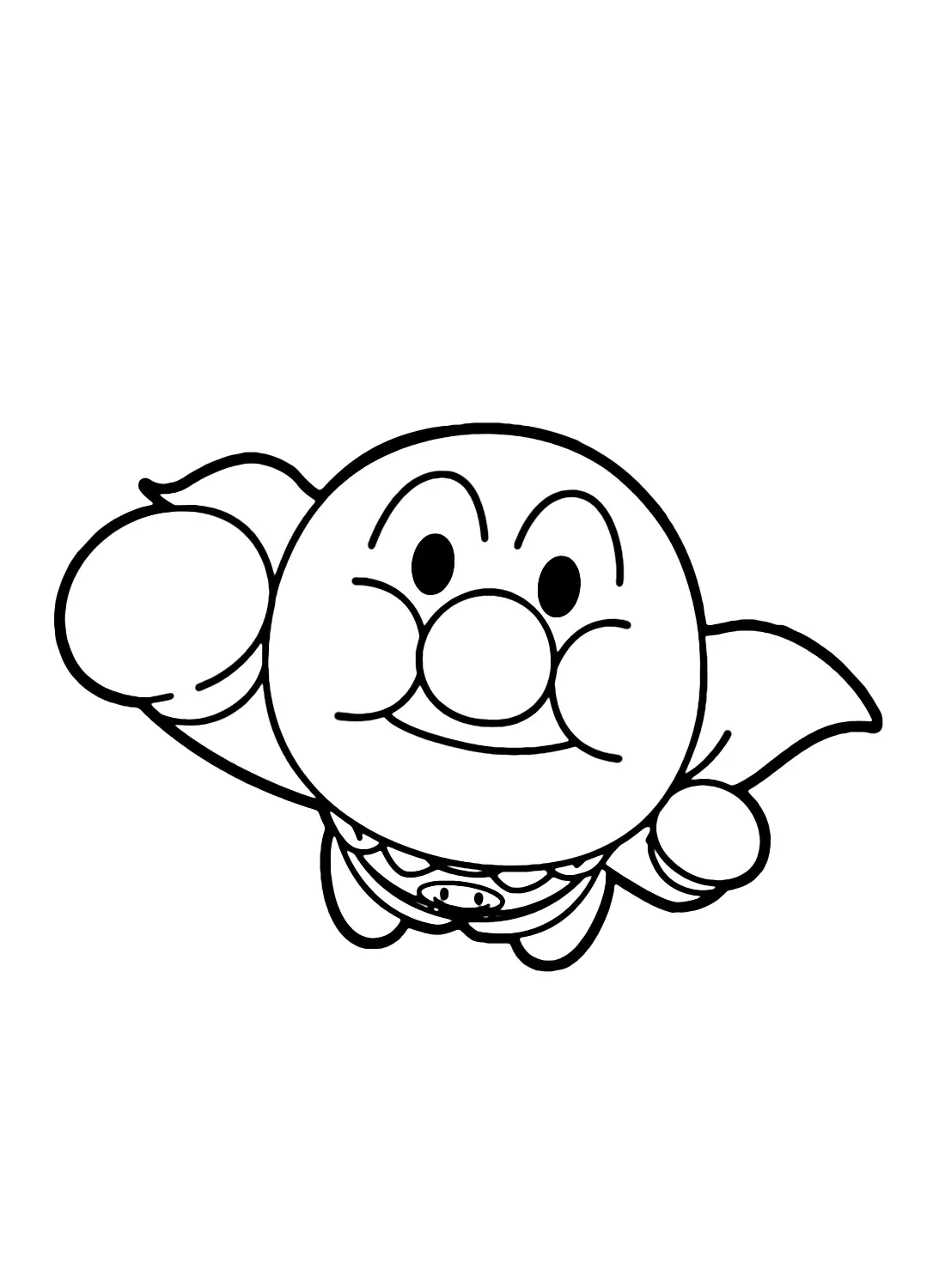 Anpanman Para Colorear 8