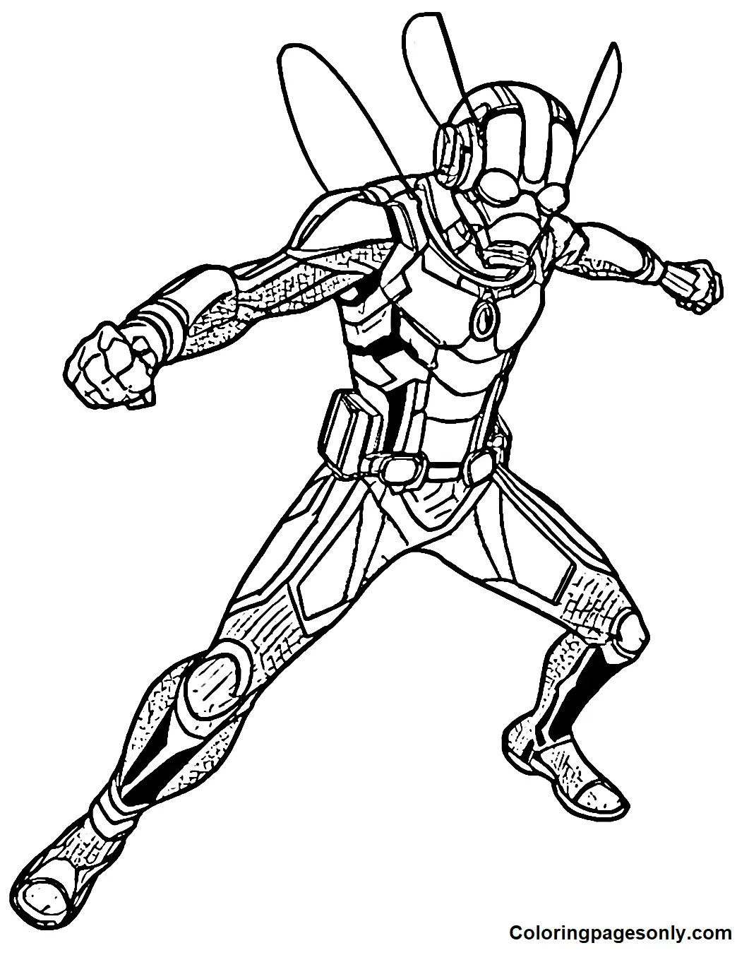 Ant Man and the Wasp Quantumania Coloring Pages 11