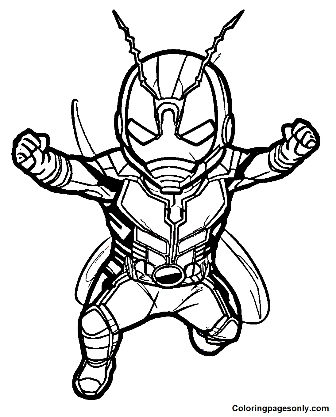 Ant Man and the Wasp Quantumania Coloring Pages 13