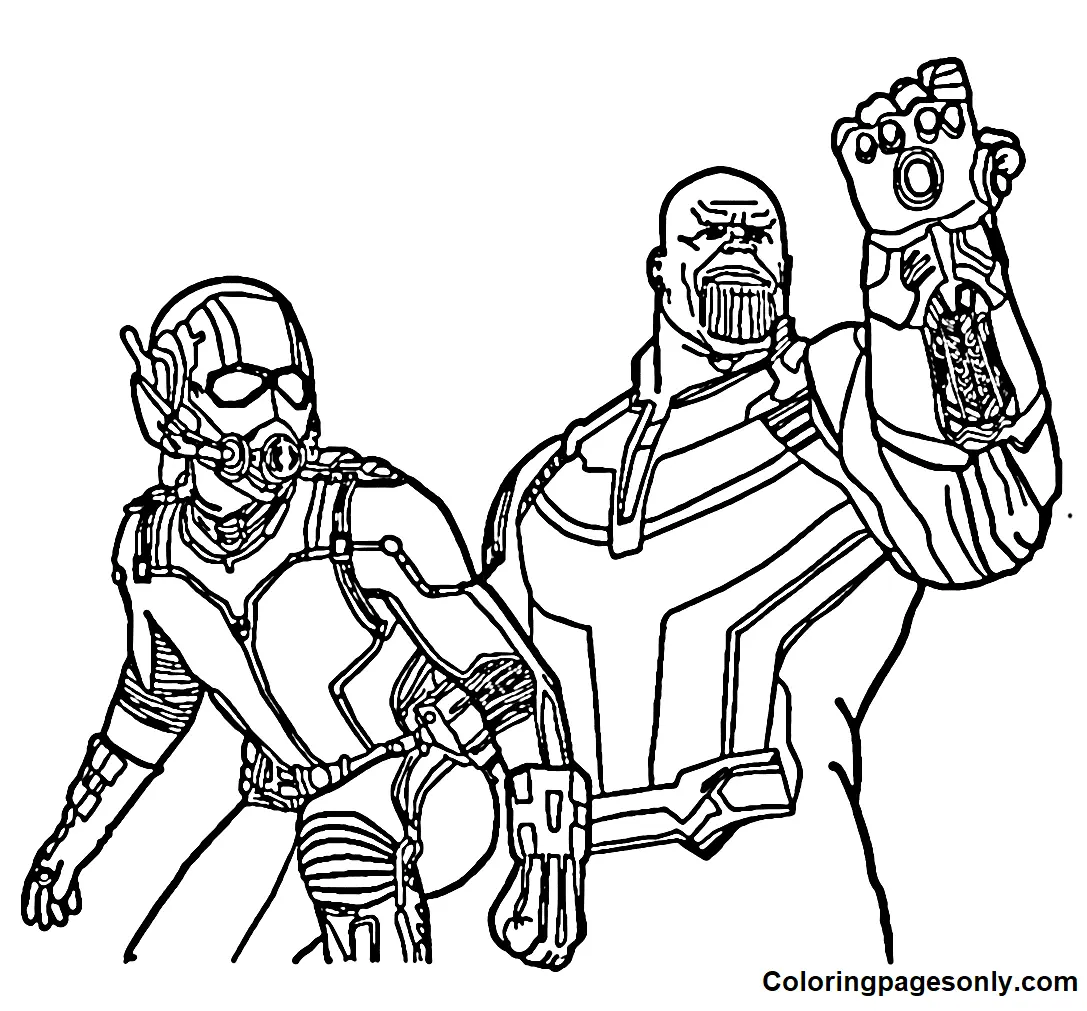 Ant Man and the Wasp Quantumania Coloring Pages 17