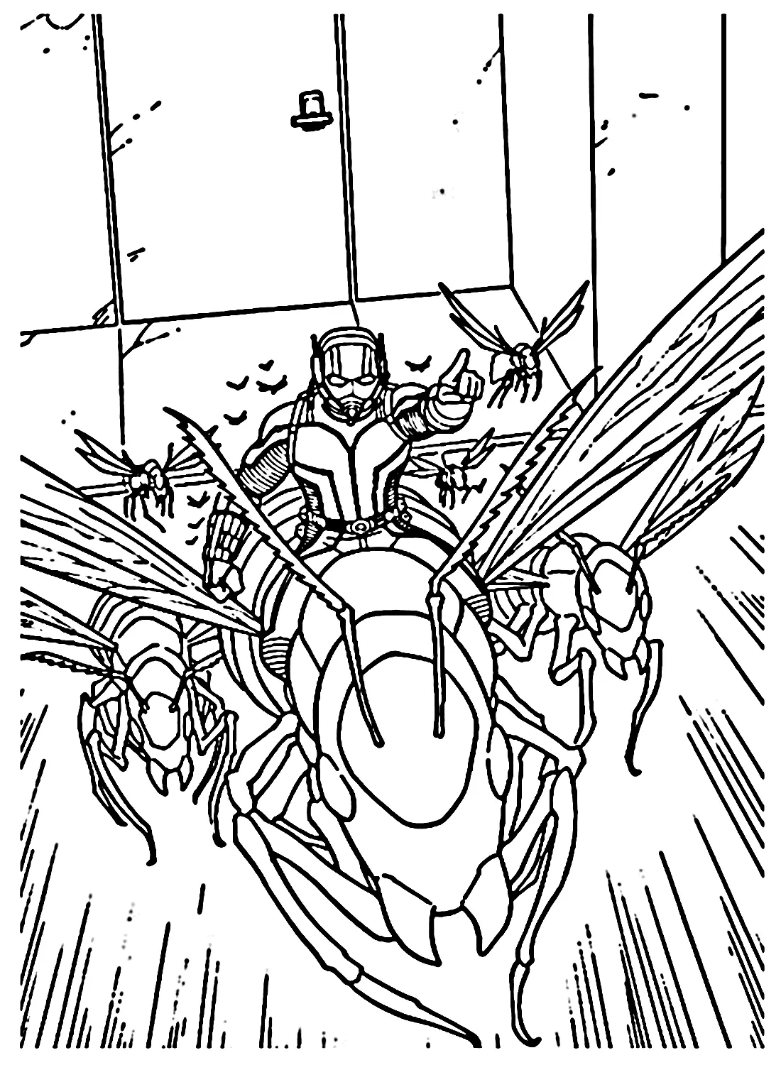 Ant Man and the Wasp Quantumania Coloring Pages 20