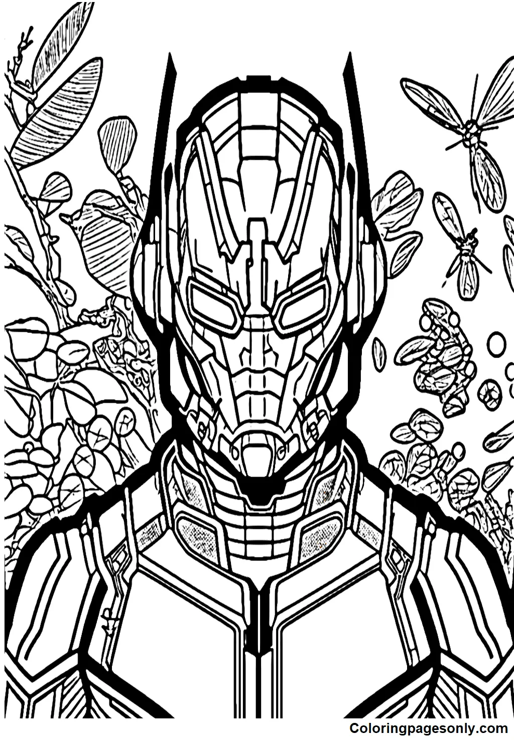 Ant Man and the Wasp Quantumania Coloring Pages 4