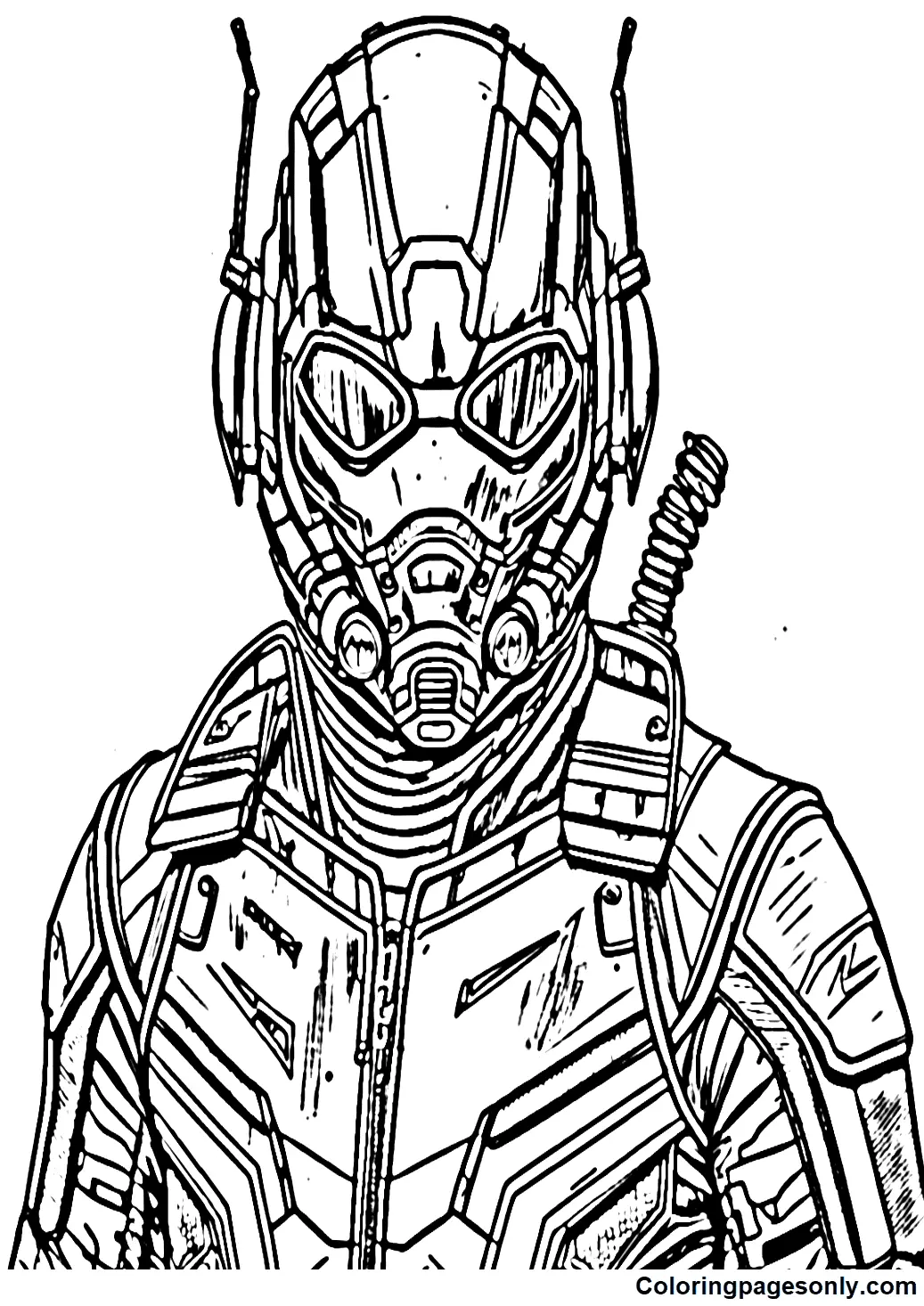 Ant Man and the Wasp Quantumania Coloring Pages 7