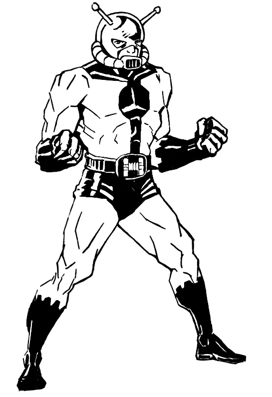 Desenhos de Homem Formiga Para Colorir 18