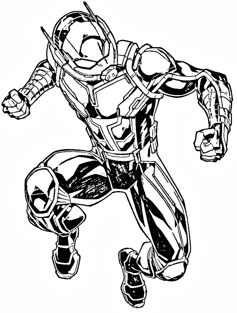 Desenhos de Homem Formiga Para Colorir 20