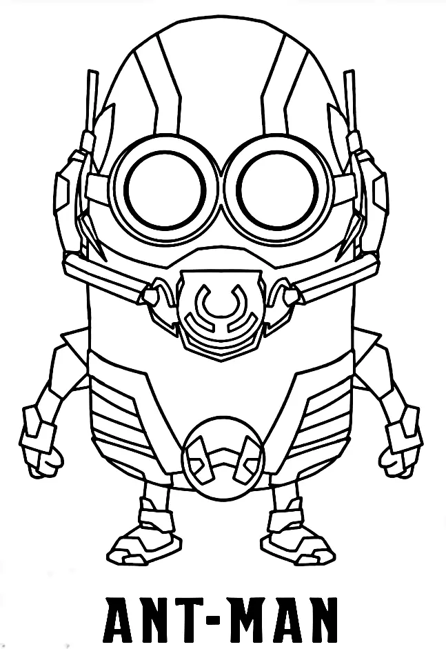 Desenhos de Homem Formiga Para Colorir 25