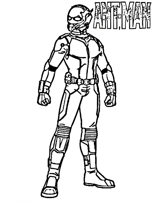 Desenhos de Homem Formiga Para Colorir 3