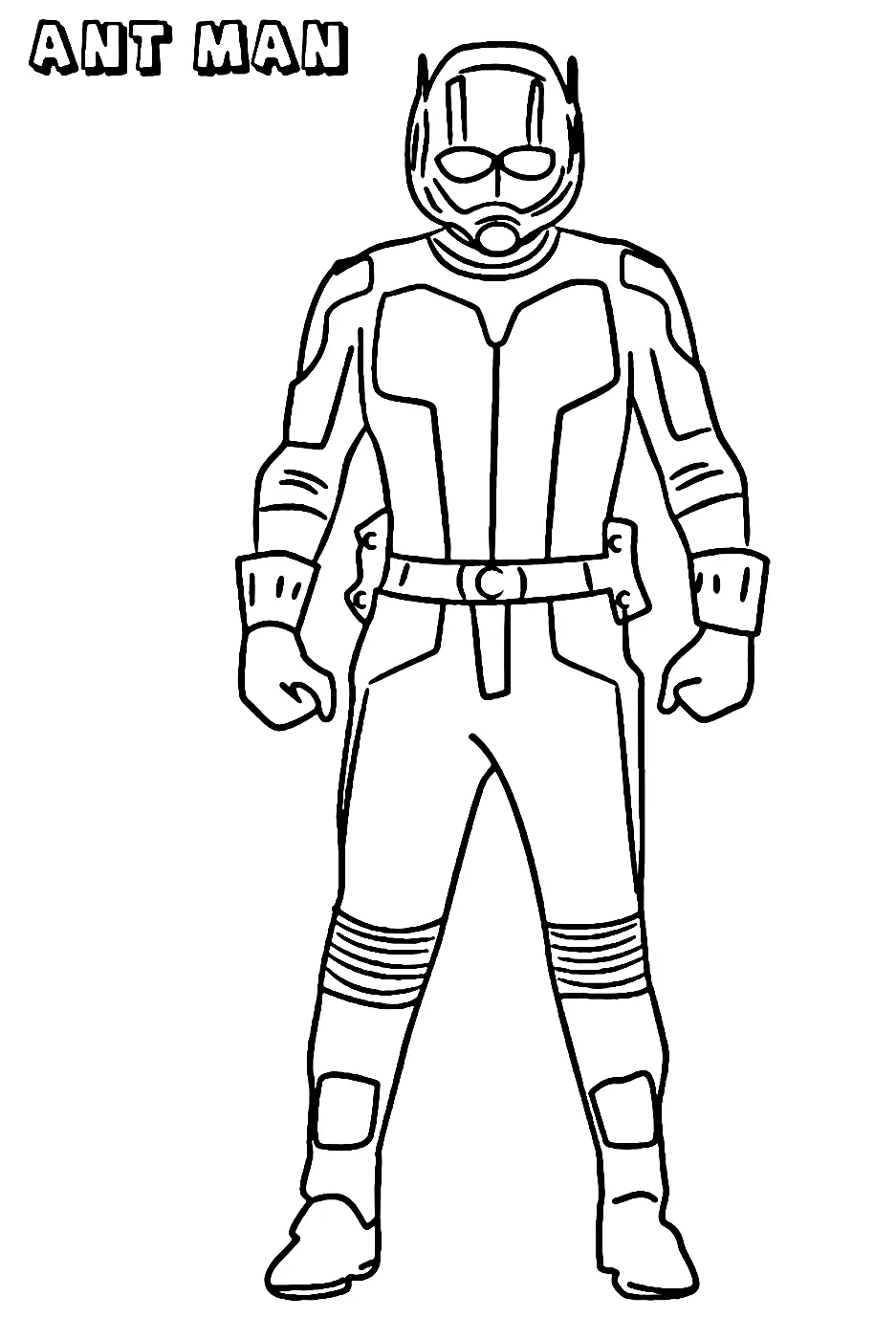 Desenhos de Homem Formiga Para Colorir 30