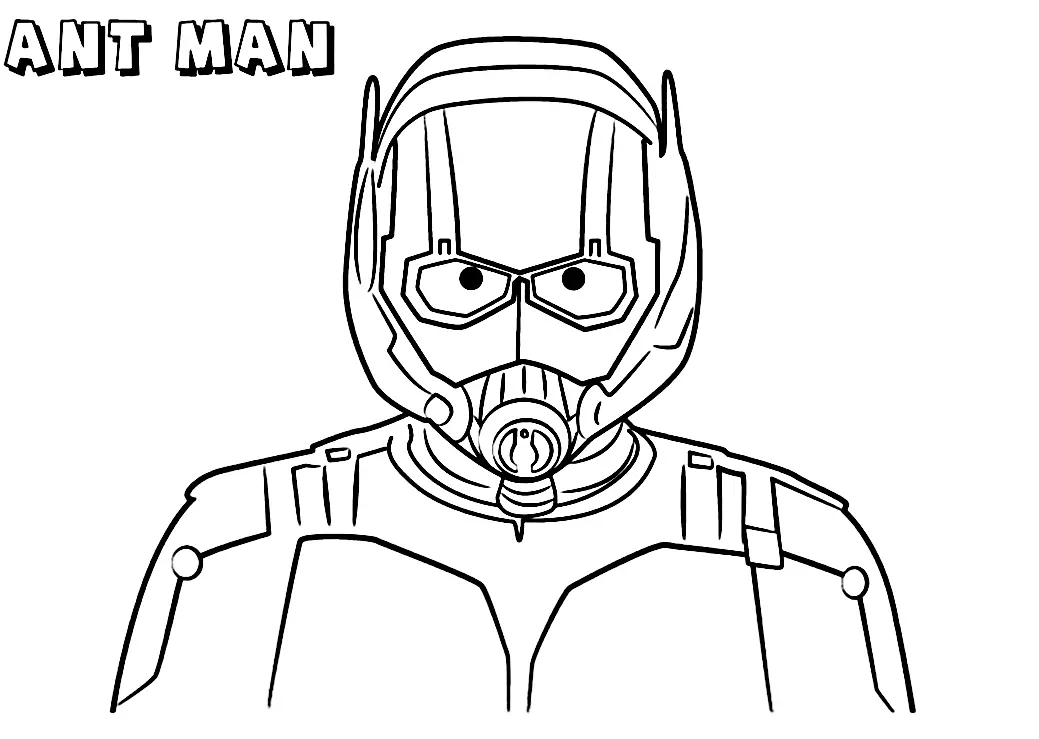 Desenhos de Homem Formiga Para Colorir 7