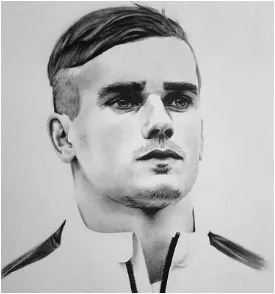 Antoine Griezmann Ausmalbilder 2