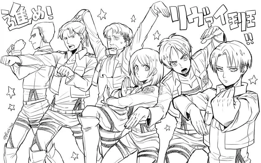 AOT Ausmalbilder 9