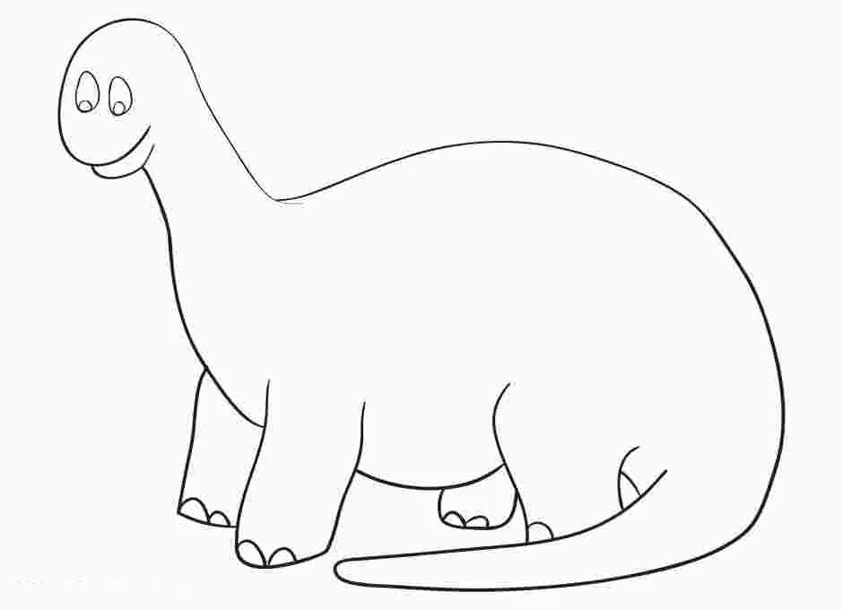 Apatosaurus Para Colorear 42