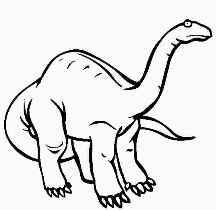 Apatosaurus Para Colorear 44