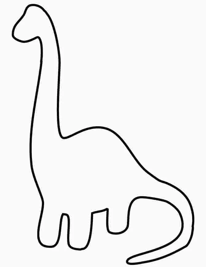 Apatosaurus Para Colorear 9