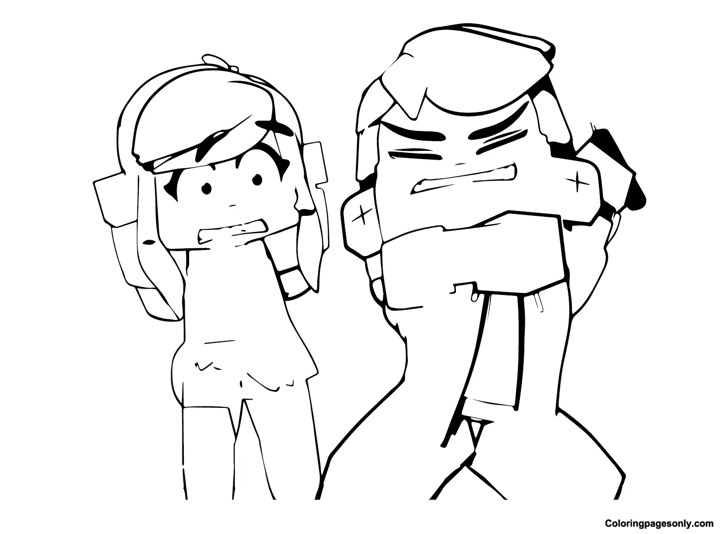 Desenhos de Aphmau Para Colorir 9