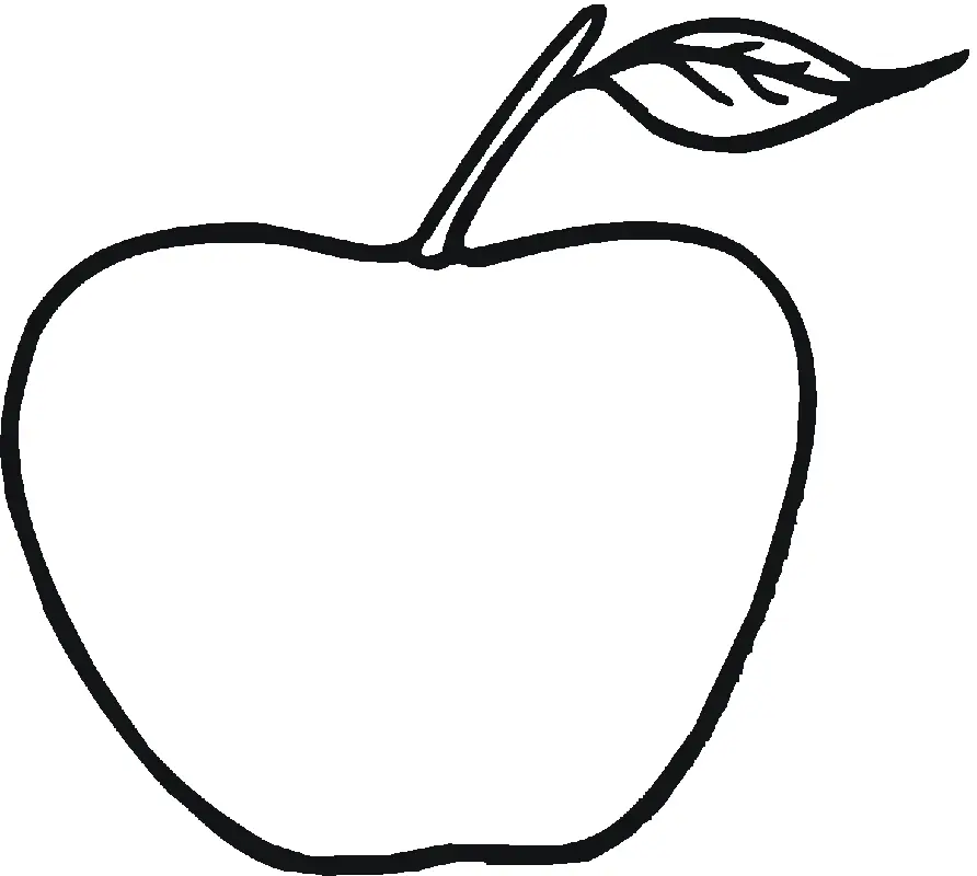 Apfel Ausmalbilder 13