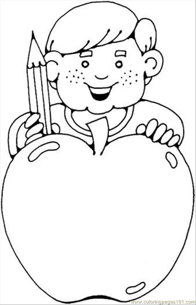 Apfel Ausmalbilder 19