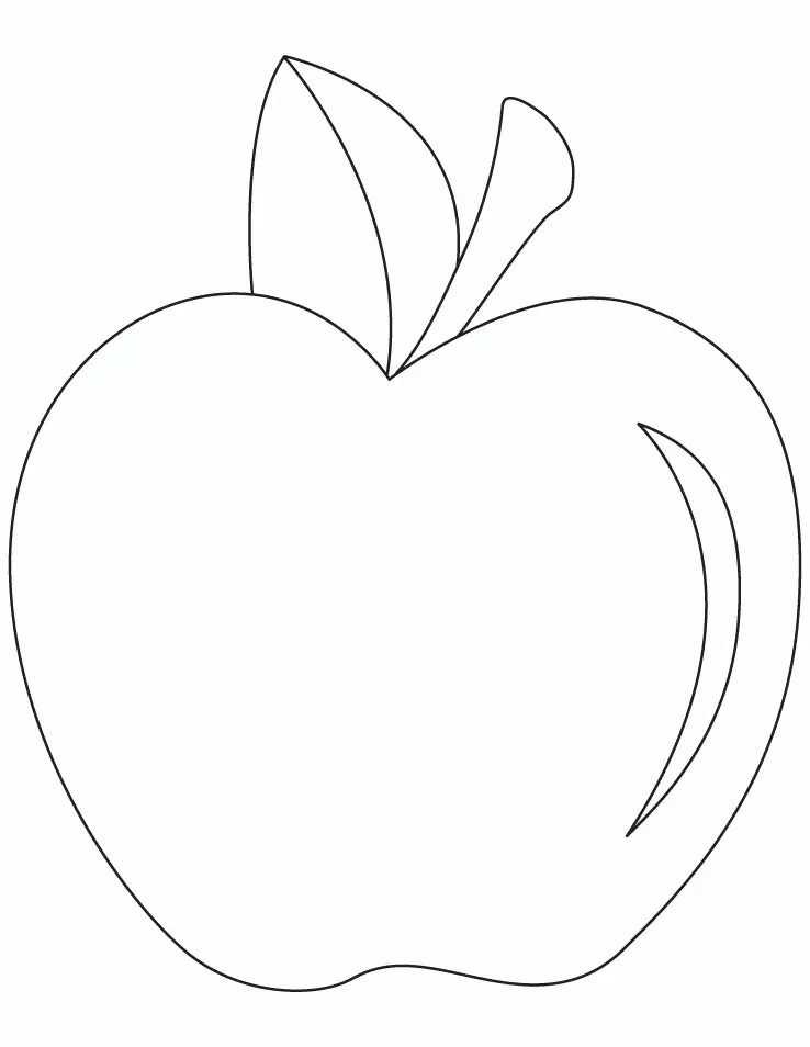 Apfel Ausmalbilder 4