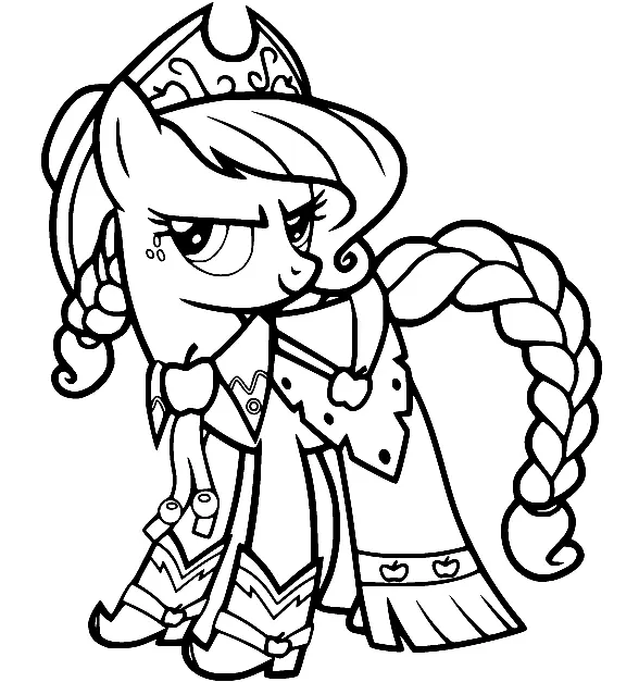 Applejack Ausmalbilder 1