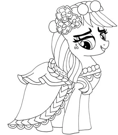 Applejack Ausmalbilder 10
