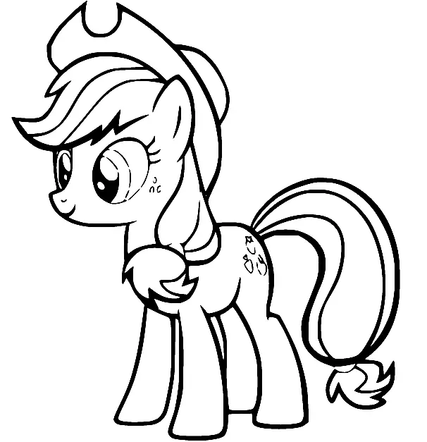 Applejack Ausmalbilder 20