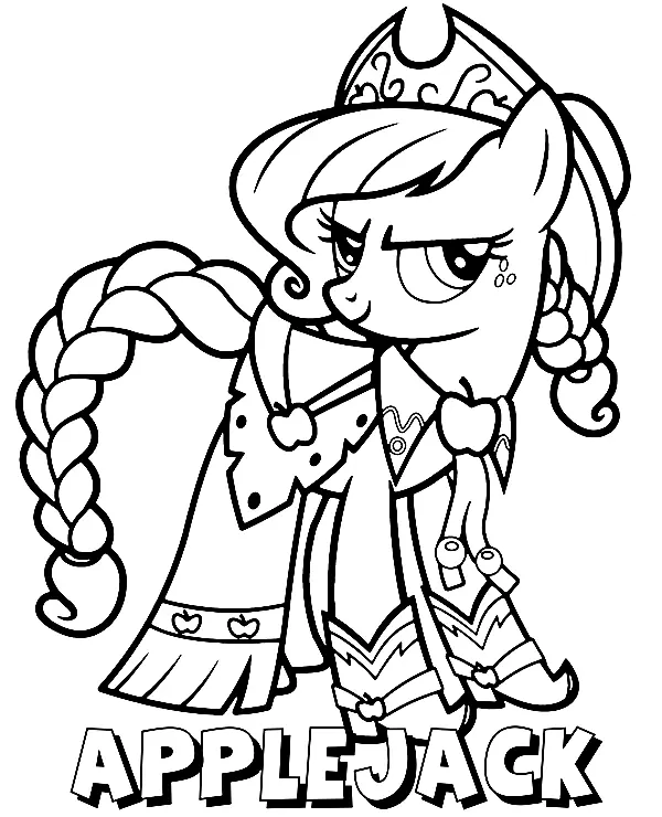 Applejack Ausmalbilder 26