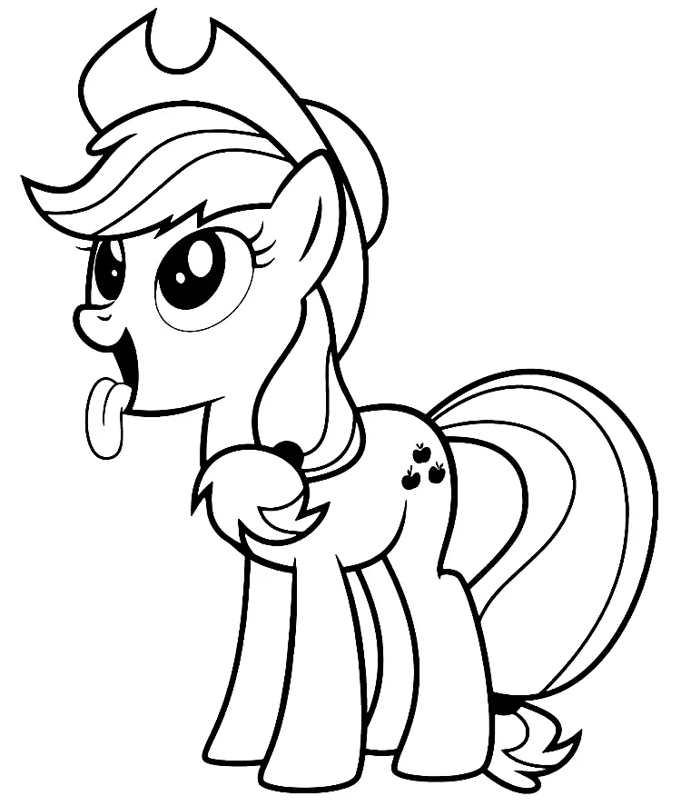Applejack Ausmalbilder 29
