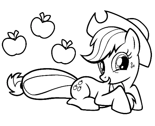 Applejack Ausmalbilder 30