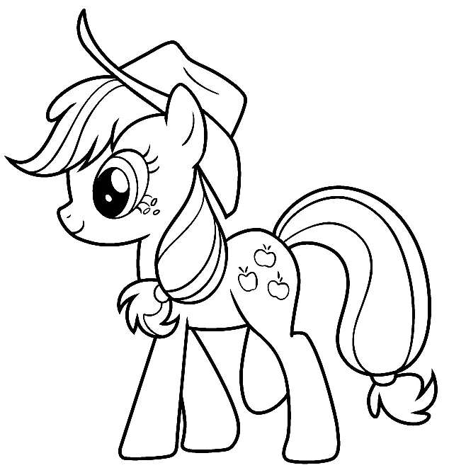 Applejack Ausmalbilder 35
