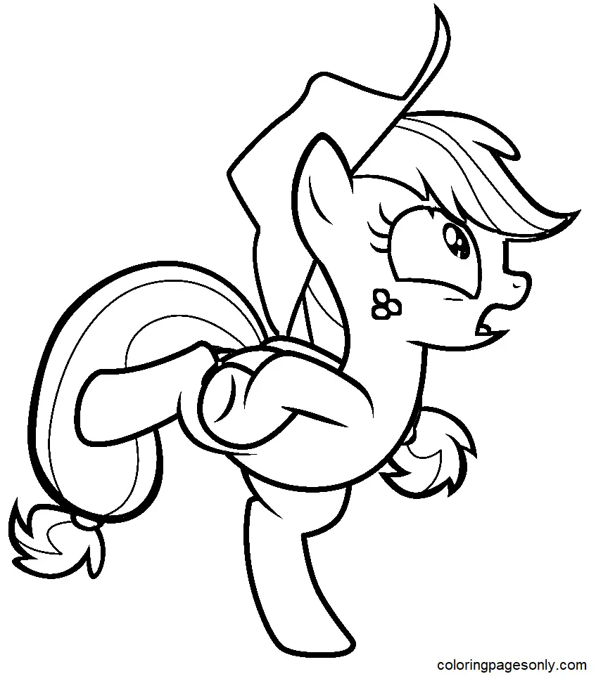 Applejack Ausmalbilder 37