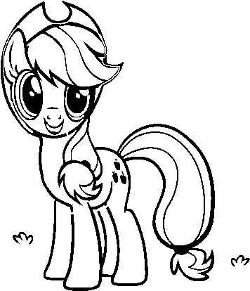 Applejack Ausmalbilder 38