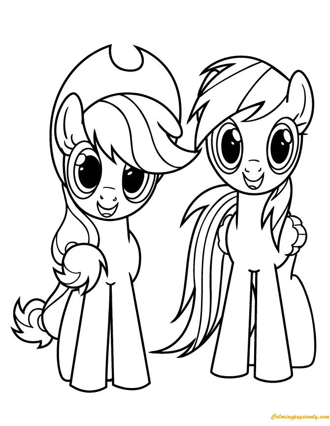 Applejack Ausmalbilder 9