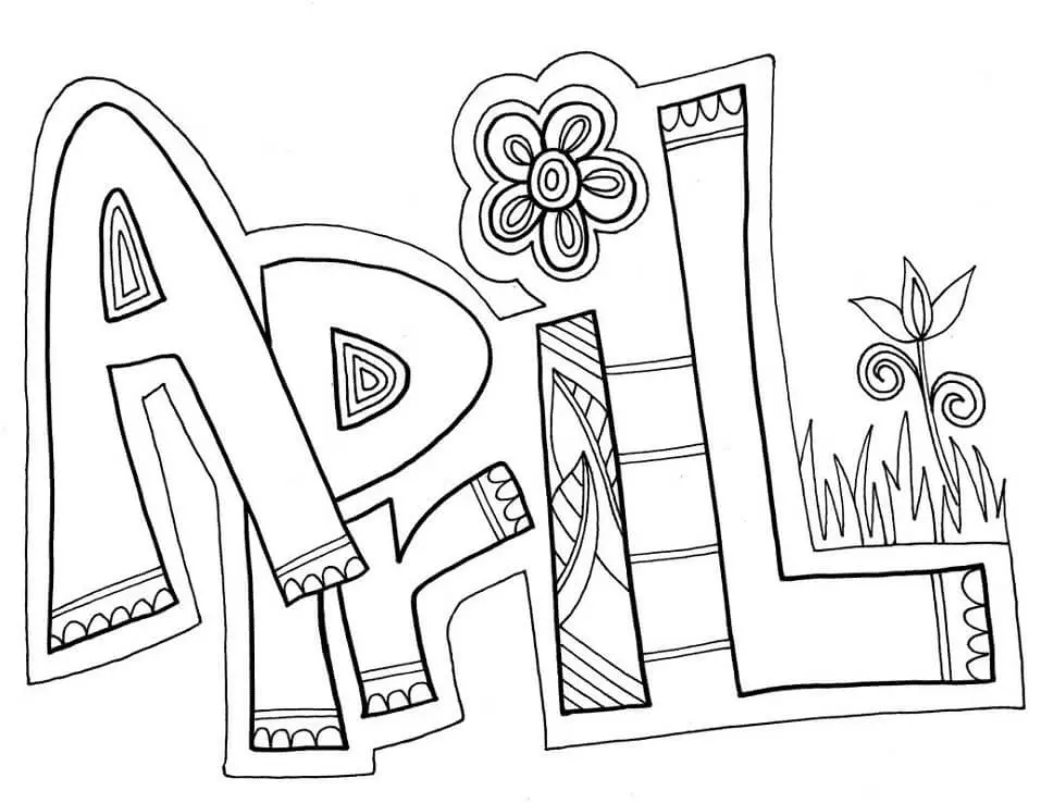 April Coloring Pages 15
