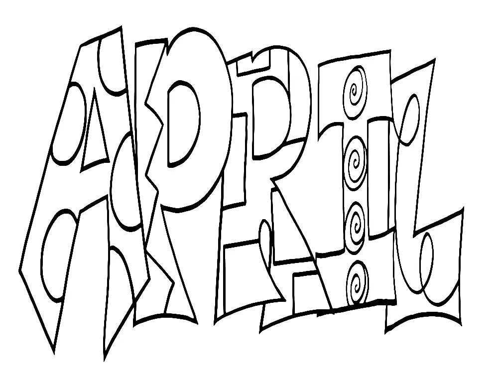 April Coloring Pages 22
