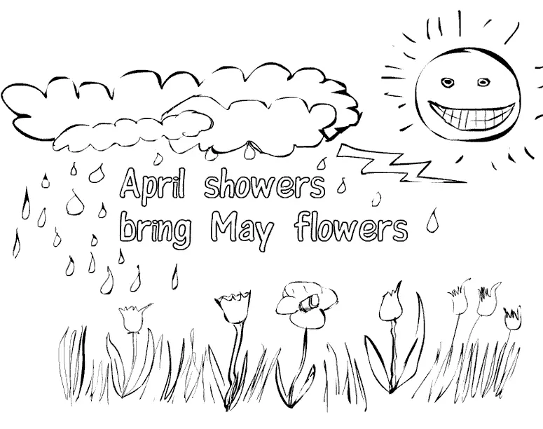 April Coloring Pages 23