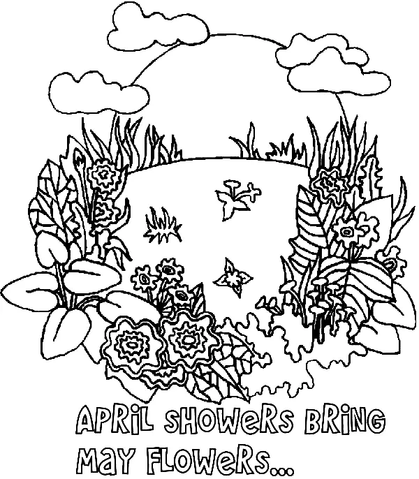 April Coloring Pages 24