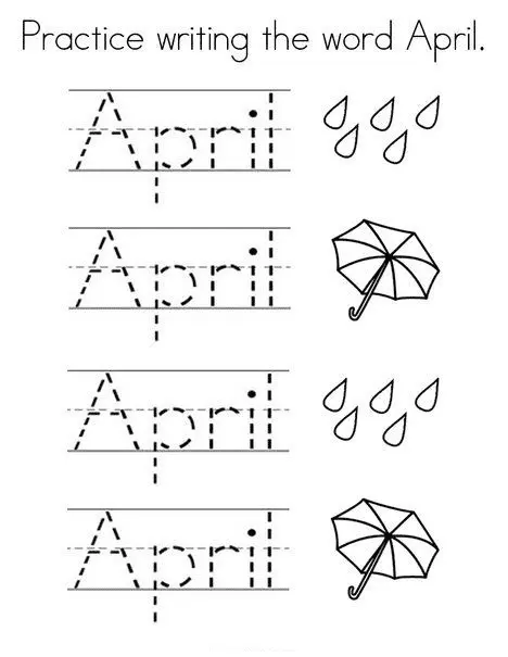 April Coloring Pages 27