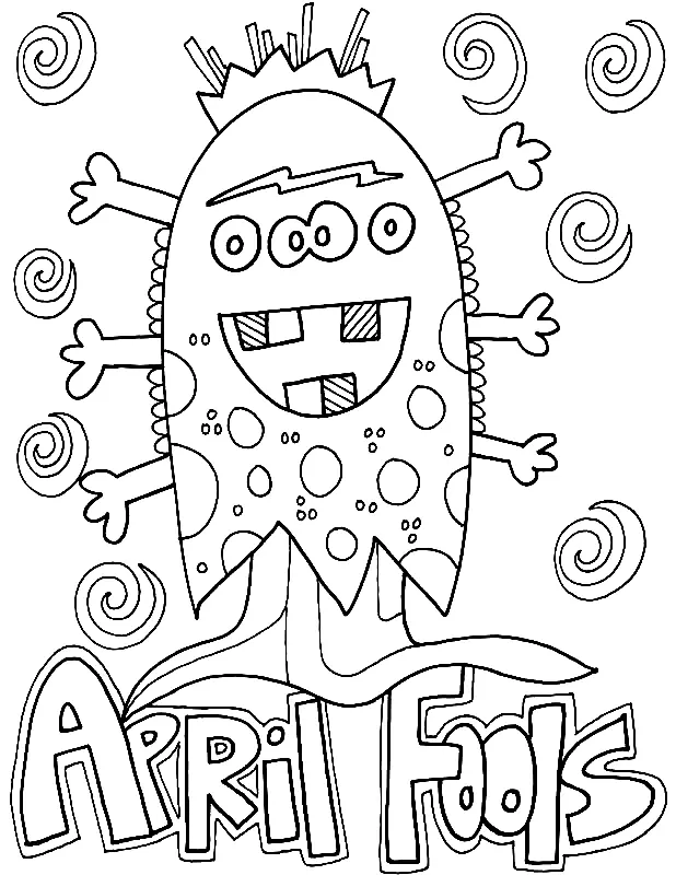 April Coloring Pages 28