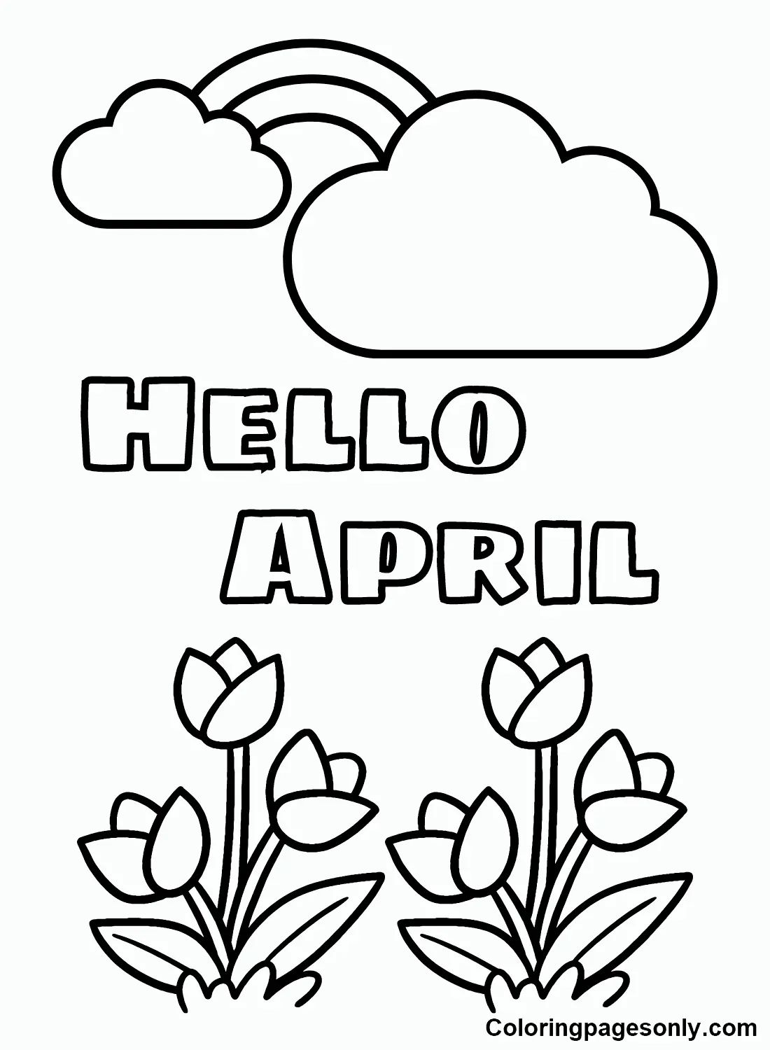 April Coloring Pages 33