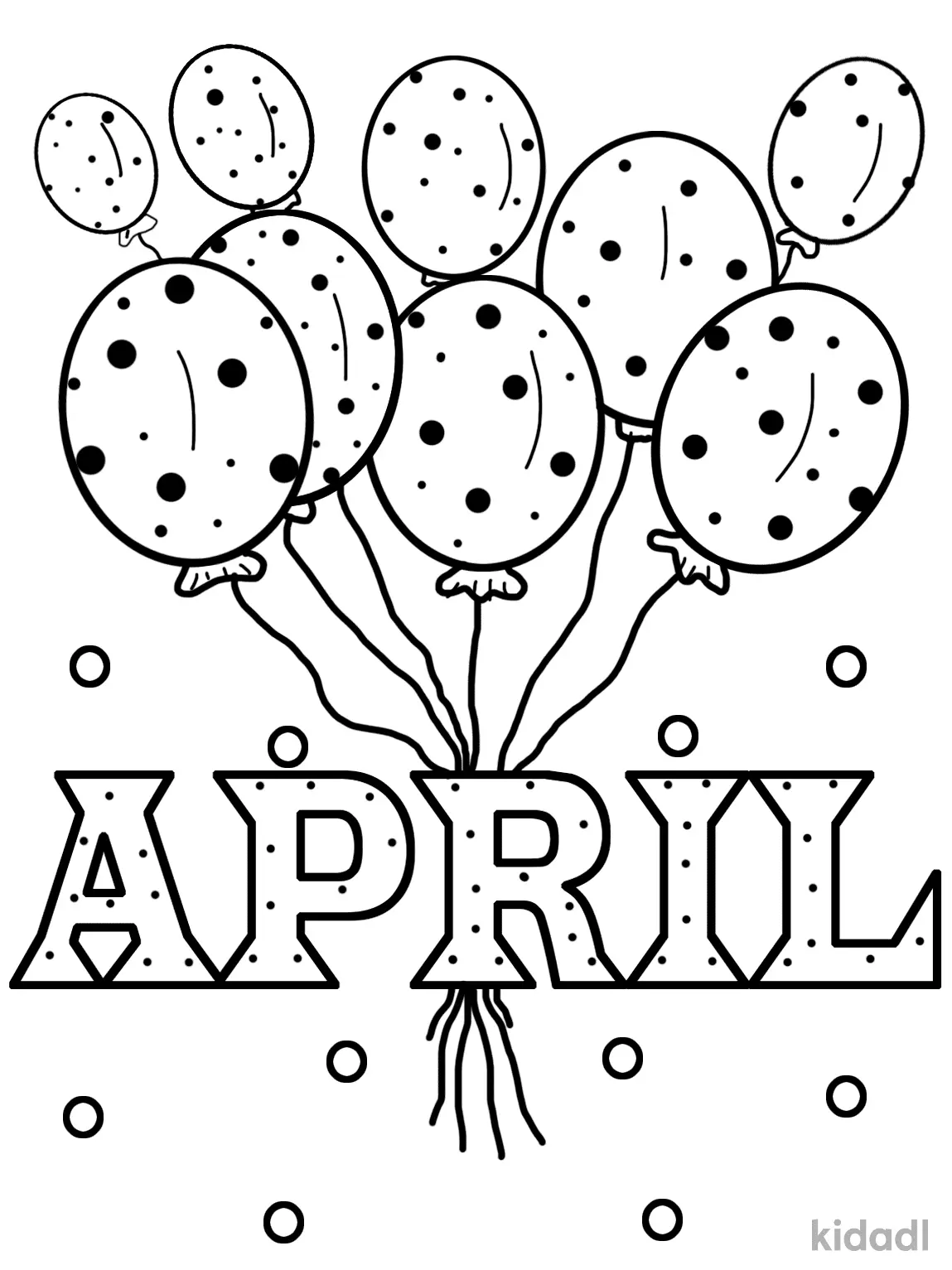 April Coloring Pages 4