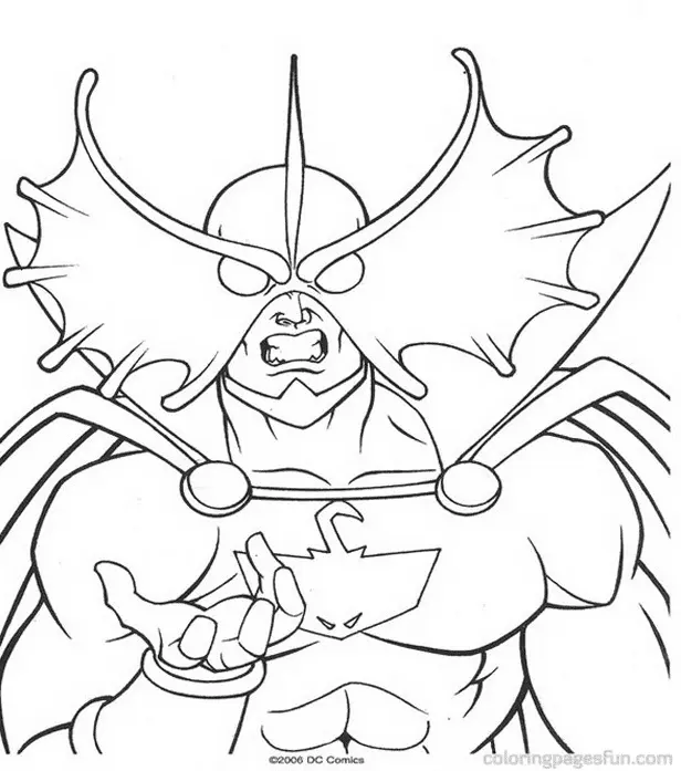 Desenhos de Aquaman Para Colorir 7
