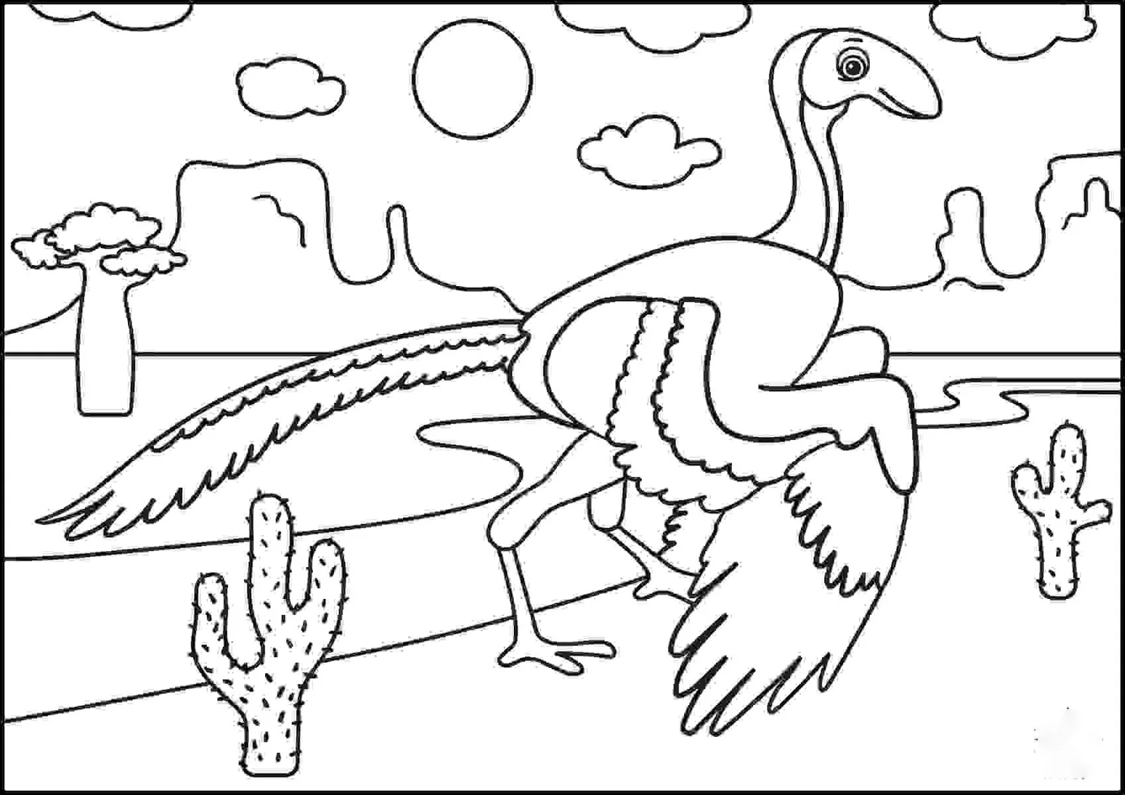 Desenhos de Arqueopterix Para Colorir 25