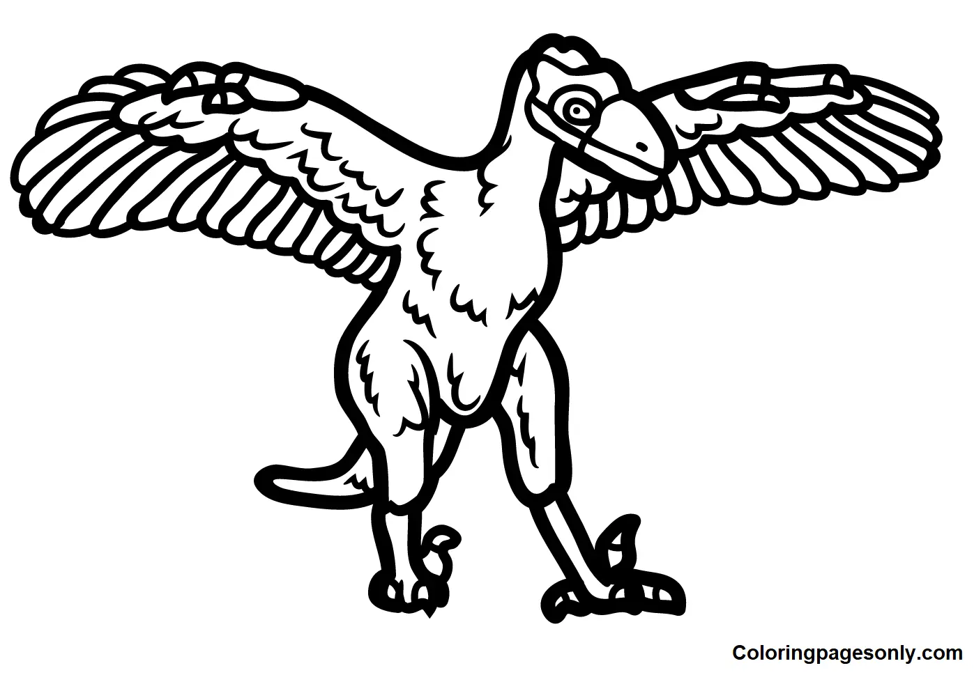 Desenhos de Arqueopterix Para Colorir 37