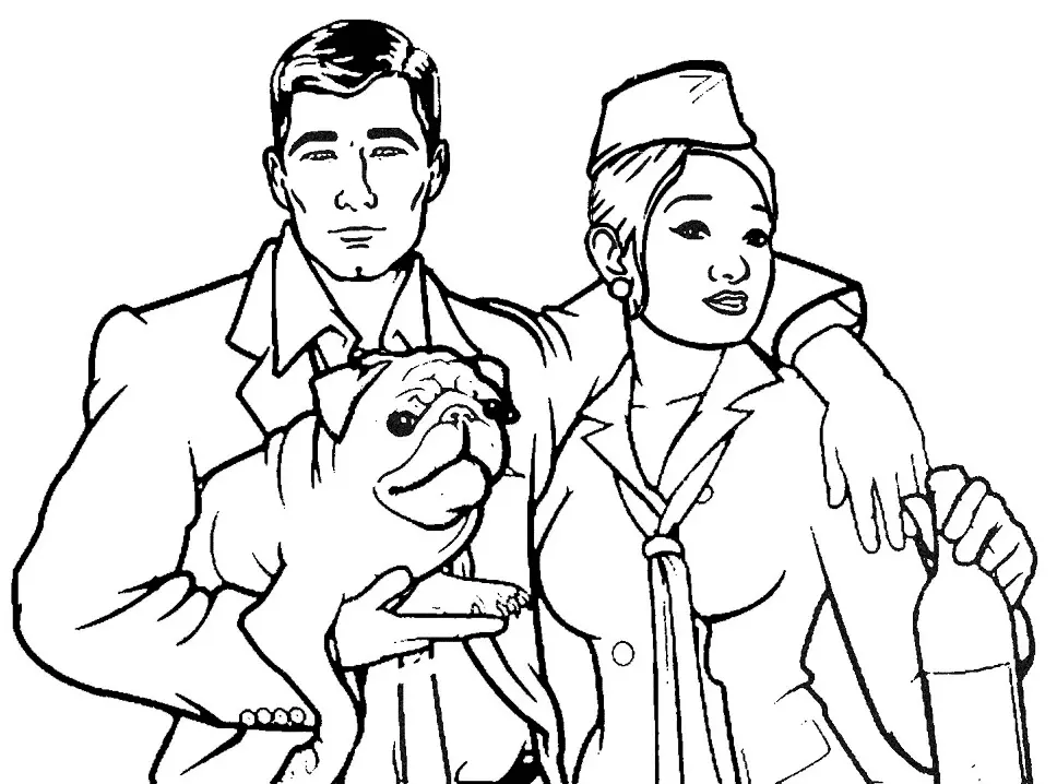 Archer Coloring Pages 16