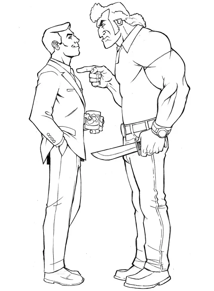Archer Coloring Pages 5