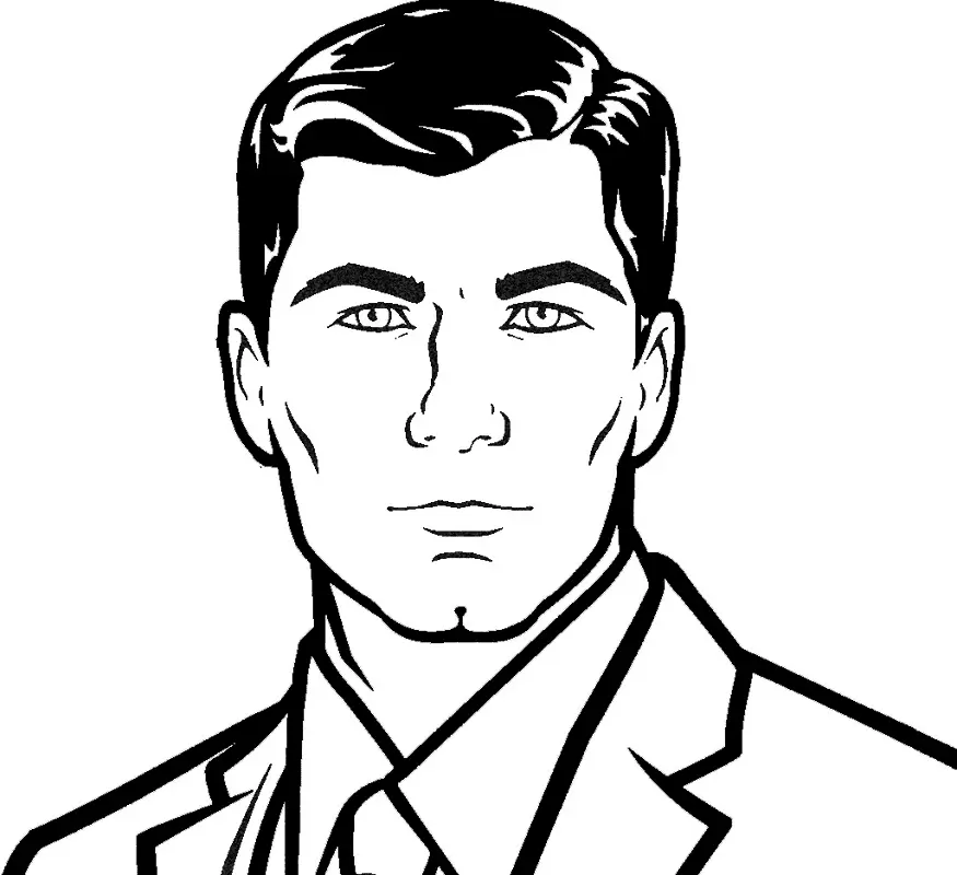 Archer Coloring Pages 8