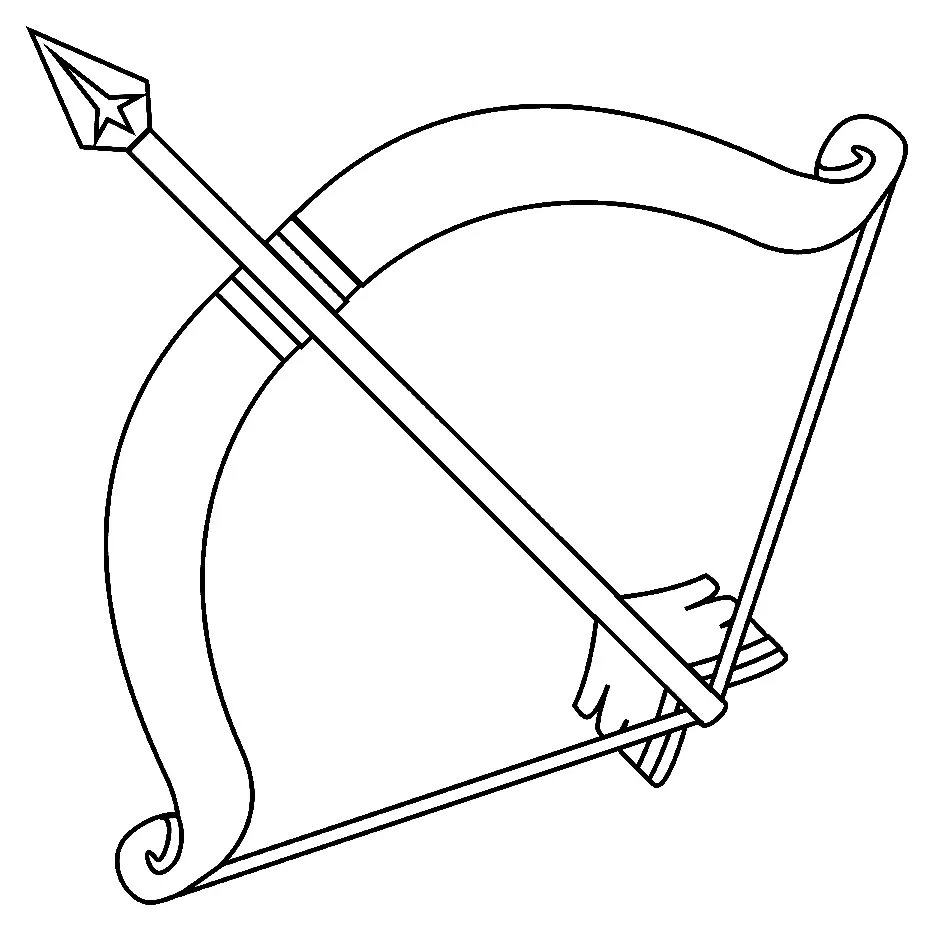 Desenhos de Tiro Com Arco Para Colorir 24