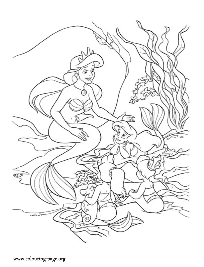 Ariel Para Colorear 10