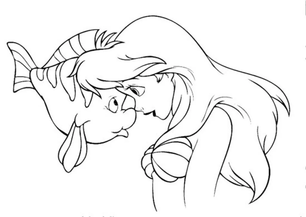Ariel Para Colorear 11