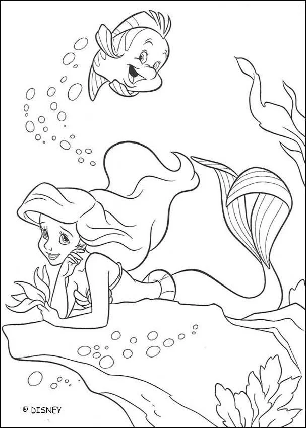 Ariel Para Colorear 38